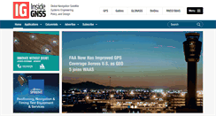 Desktop Screenshot of insidegnss.com