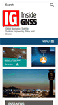 Mobile Screenshot of insidegnss.com